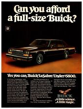1978 Buick LeSabre Car - Original Print Ad (8 x 11) - Vintage Advertisement picture