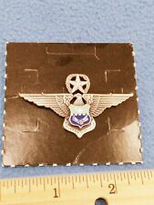 VINTAGE - USAF INTER-AMERICAN AIR FORCES ACADEMY MASTER PIN WINGS - G-23 picture