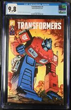 Transformers #1 CGC 9.8 Graded Cover A First Printing Image Comics 2023 picture
