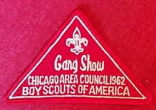 Vintage BSA Gang Show Chicago Council Patch 1962 Boy Scouts picture
