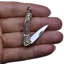 JPCRMOV Mini Pocket Knife for Men, Smallest Folding Knife Keychain Knife Tiny... picture