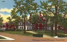 Postcard PA Williamsport Hospital Pennsylvania Linen Unposted Vintage PC K785 picture