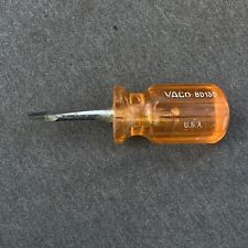 Vintage VACO Stubby Slotted Screwdriver BD135 Wide Tip Made in USA picture