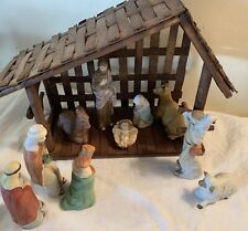 CHRISTMAS AROUND THE WORLD DELUXE NATIVITY SET 54-252 House of Lloyd VTG 1986 picture