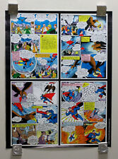 Rare vintage original 1974 Superman 18x14 DC Action Comics pin-up poster 1:1970s picture