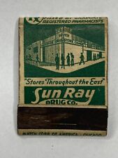 Sun Ray Drug Stores ~ Vintage Matchbook Cover picture