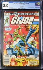 G.I. JOE, A REAL AMERICAN HERO #1 CGC 8.0 WHITE PAGES 1st App. Snake-Eyes picture