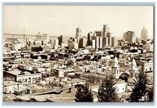 1948 The Financial District San Francisco California CA RPPC Photo Postcard picture