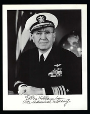 Thomas Selby Combs signed 8x10 photograph US Navy Vice Admiral picture