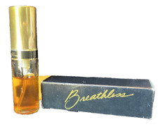 Vintage 1987 Avon Breathless Eau de Cologne Perfume Spray Travel Purse Size picture