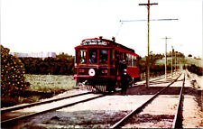 Tilton's Trolley Trip LA California Interurban Postcard Trolley RPPC Reprint picture