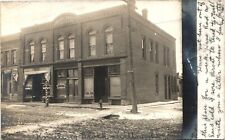 BUSINESS BLOCK STREET VIEW antique real photo postcard rppc WILLOUGHBY OHIO OH picture