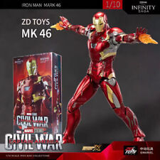 ZD Marvel Toy Iron Man MK46 Mark 46 Action Figure Collection Xmas Gift New 7in picture