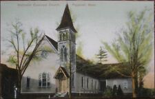 Pepperell, MA 1910 Postcard: Methodist Episcopal Church - Massachusetts Mass picture
