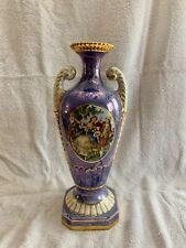 RARE Vintage Fragonard Martha & George Washington Central Porcelain Vase picture