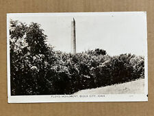 Postcard RPPC Sioux City Iowa Floyd Monument Vintage Real Photo PC Posted 1938 picture