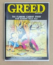 GREED #6 [1989 VF-] 1ST APP MILK & CHEESE Bob Burden/Flaming Carrot ARTICLE picture