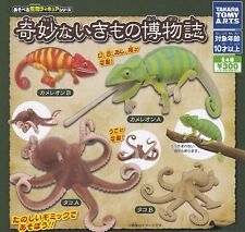 Bizarre creatures figure chameleon octopus Capsule Toy 4 Types Comp Set Gacha picture