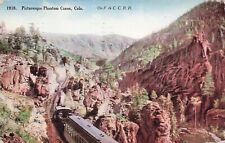 Fort Collins CO Phantom Canyon Colorado Train Railroad Vtg Postcard D58 picture