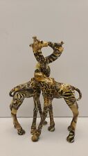 La Vie Safari Collection Decoupage Patchwork Glazed Ceramic Giraffe Figurine’s picture