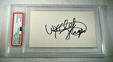 WYCLEF JEAN Signed 3x5 Index Card-Rapper-THE FUGEES-PSA Encapsulated picture