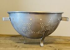 Vintage 7-Star Aluminum 3 Footed Colander/ Strainer With Handles picture