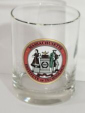 Rare Vintage MIT Massachusetts Institute Of Technology Whiskey Rocks Glass picture