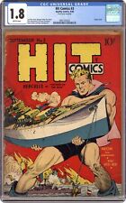 Hit Comics #3 CGC 1.8 1940 3951555002 picture