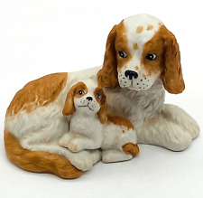 Vintage HOMCO Spaniel Dog with Puppy 4