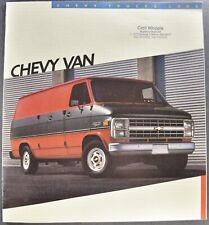 1986 Chevrolet Chevy Van Truck Brochure G10 G20 G30 Excellent Original 86 picture