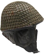 Authentic Romanian Paratrooper M73 M80 Steel Helmet Leather Liner Army w Net picture