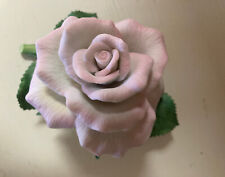 Pale Pink Lenox Porcelain Tea Rose Figurine Collectible Flower 4.5