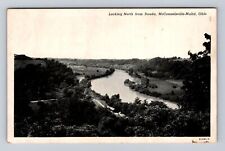 McConnelsville Maltd OH-Ohio, Looking North From Douda, Vintage Postcard picture