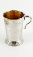 C.F. Rumpp & Sons Antique Silver Plated  Collapsible Cup Gold Wash Interior VTG picture