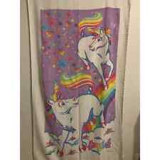 Vintage 1990s LISA FRANK Beach Towel Ft Unicorns Jay Franco Made in USA picture
