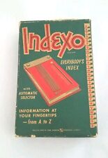 Vintage INDEXO Everybody's Index Phone Address Book by Park Sherman #1388 UNUSED picture