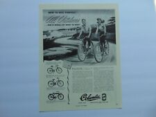 1947 COLUMBIA AMERICA'S FIRST BICYCLE vintage art print ad picture