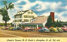 Postcard 1949 New Hampshire Hampton Lamie's Tavern automobiles 23-13598 picture
