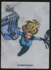 INVISIBLE WOMAN CC13 2023 2024 Upper Deck Marvel Flair CARVED FANTASTIC FOUR picture