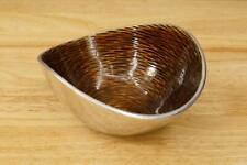Simply Designz Brown Enamel Lined Aluminum Metalware Nut Candy Serving Bowl picture