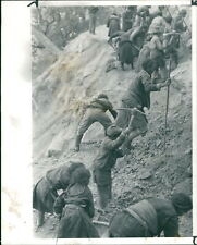 At the front in the Himalayas TIBETAN REFUGEES. - Vintage Photograph 1158060 picture