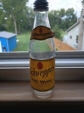 Vintage Schweppes Water Tonic Mixer 10oz Glass Bottle picture