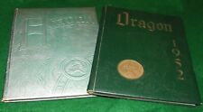 Niles McKinley high school RED DRAGONS yearbooks 1950 & 1952 picture