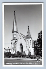 RPPC 1950'S. PRESBYTERIAN CHURCH, MT. STERLING, KY. POSTCARD 1A37 picture