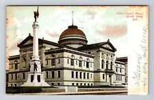 South Bend IN-Indiana, Court House, c1907 Vintage Postcard picture
