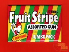 Fruit Stripe gum vintage package ART 2x3