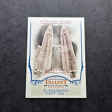 2012 Topps Allen and Ginter's WORLDS TALLEST BUILDINGS # WTB3 Petronas Towers picture