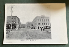 Vintage Postcard Wellsboro St. Mansfield PA Main Street 1900s picture