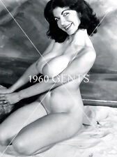 1950s Photo Print Big Breasts Brunette Model Sally Lux Art SL8 picture
