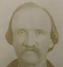 Franklin,PA Victorian Antique Cabinet Card Photo Older Balding Gentleman Old Man picture